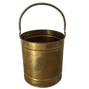 Antique Brass Bucket